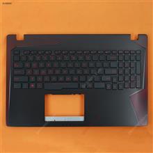 Genuine ASUS Rog GL553VW GL553VD palmres with US Backlit Keyboard case Upper cover BLACK （no touchpad,99% new） Cover V156362DS1