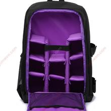 Outdoor Double Shoulders Camera bag，DSLR and Tablet Computer Bag,Purple Outdoor backpack hu107490