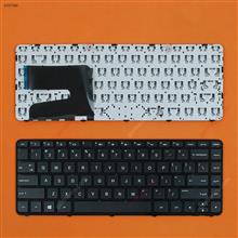 HP Pavilion 14-N BLACK FRAME BLACK(Win8) US 746019-001 Laptop Keyboard ( )