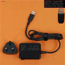 LENOVO 20V2A 40W Yoga3 Pro 13-5Y70 5Y711（Wall Charger Portable Power Adapter）Plug：Uk Laptop Adapter 20V 2A 40W