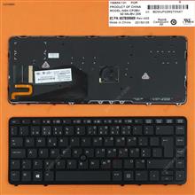 HP EliteBook 840 G1 850 G1 BLACK FRAME BLACK (Backlit,with point,Win8) PO N/A Laptop Keyboard (OEM-B)