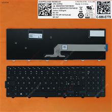 Dell Inspiron 15-5000 Series 5547 5521 5542 BLACK FRAME BLACK (Win8) IT N/A Laptop Keyboard (OEM-B)
