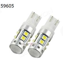 2Pcs T10 50W T15 W5W CREE High Power LED Bulb 2323 Reverse Light 10led Wide Light Auto Replacement Parts LED reversing lights