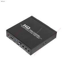 TNP SCART to HDMI Converter Video Audio Adapter Box with SCART/HD Switch, PAL/NTSC Video Scaler, 1080P/720P Upscaler Support HDMI Connector Output, 3.5mm AUX Jack and Coaxial Audio Output Audio & Video Converter 8S  SCART +HDMI TO HDMI CONVERTER