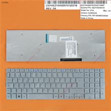 ACER AS5943 5943G AS8943 8943G SILVER SP AEZYAP00010 MP-09N66E06920 9Z.NAGPQ.60S R96PQ Laptop Keyboard (OEM-B)