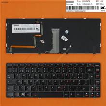 LENOVO Y480 BLACK FRAME BLACK (Backlit) PO 25203009 PK130MZ3B15 9Z.N5TBC.21E Laptop Keyboard (OEM-B)
