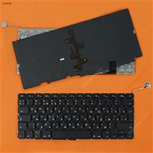 APPLE Macbook Pro A1286 BLACK (For 2008, Backlit) RU N/A Laptop Keyboard (OEM-A)
