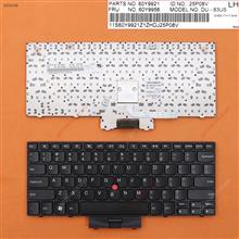 ThinkPad X100E  X120E  BLACK FRAME BLACK(With Point stick) US N/A Laptop Keyboard (OEM-B)