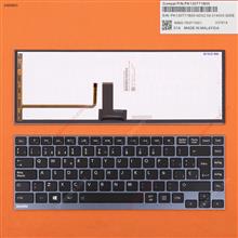 TOSHIBA  Z830 GRAY FRAME BLACK Backlit SP N860-7835-T015 Laptop Keyboard (OEM-B)