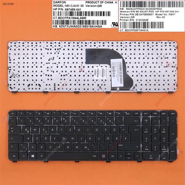 HP DV7-7000 GLOSSY FRAME BLACK(Win8) GR 90.4XU07.L0G  SG-49610-2DA  T13010700101  697458-041 Laptop Keyboard (OEM-B)