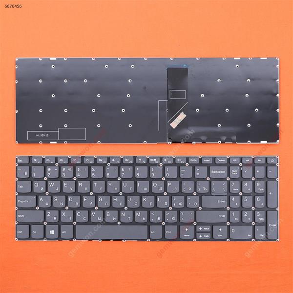 Lenovo IdeaPad 320-15ABR 320-15IAP 320-15AST 320-15IKB 320-15ISK GRAY win8(Without FRAME)OEM RU N/A Laptop Keyboard (OEM-B)