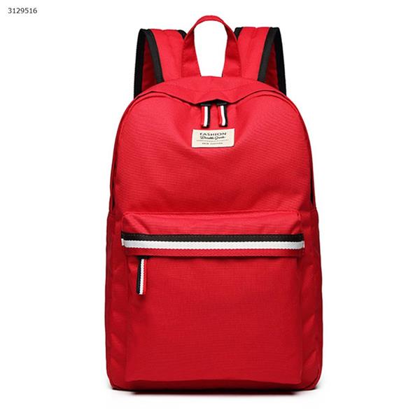 Backpack male and female student bag casual computer backpack（Red） Outdoor backpack n/a