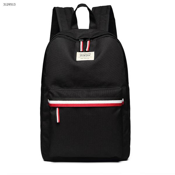 Backpack male and female student bag casual computer backpack（Black） Outdoor backpack n/a