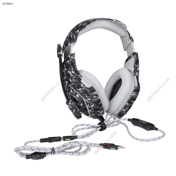 K1-B fan color headset headset with wheat mobile computer gaming headset(Camouflage gray) Headset K1-B CAMOUFLAGE