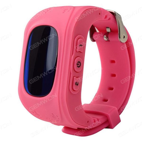 Q50 children smart watches GPS positioning phone watches   pink Smart Wear Q50