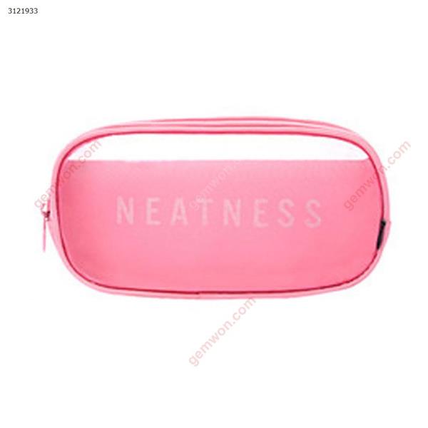 Travel storage bag Grid wash cosmetic bag ladies hand storage bag（Medium Pink） Outdoor backpack n/a