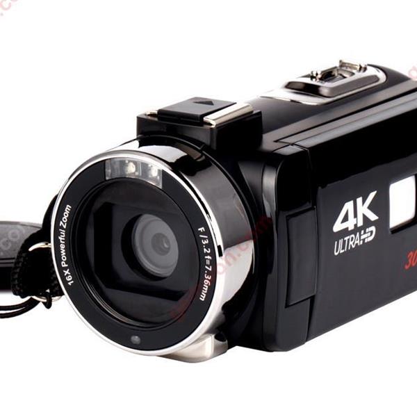 4K Camcorder Video Camera Wifi Night Vision 3.0 Inch LCD Touch Screen Time-lapse Photography Camera Camera FHD-4K