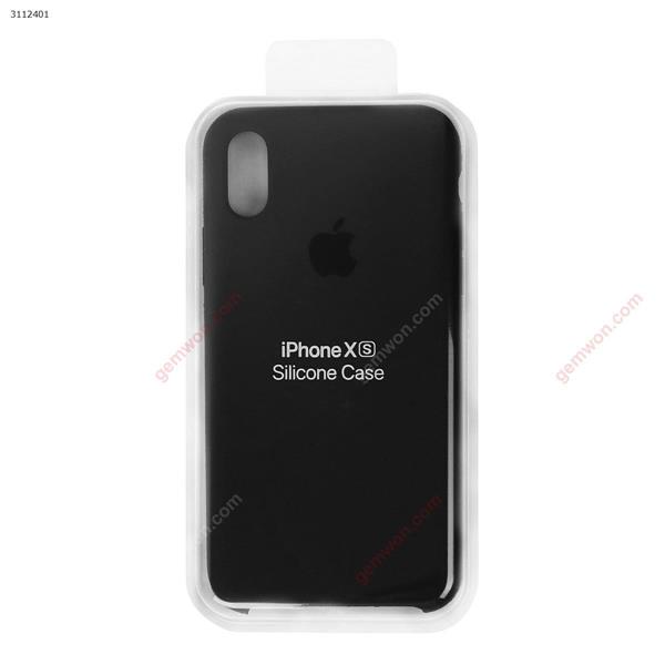 Silicone Case Cover For Apple iPhone X  black Case IPHONE XS SILICONE CASE COVER