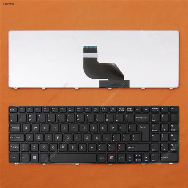 MSI CR640 BLACK FRAME BLACK ( Big Enter) WIN8 US N/A Laptop Keyboard (OEM-B)