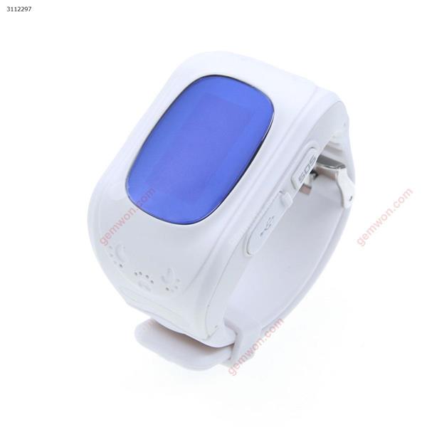 Q50 GPS Kids Smartwatch Phone Anti Lost SOS Call Fitness Tracker Watch For Android And iOS White Smart Wear Q50 CHILDREN WATCH