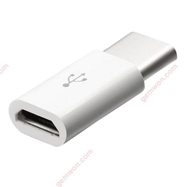 USB Type-C Male to Micro USB Adapter white Other WZR-001