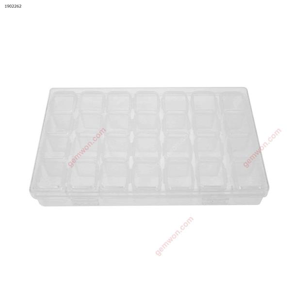 28-grid translucent box:Loading all kinds of little things Home Decoration 28-GRID TRANSLUCENT JEWELRY RECEIPT BOX