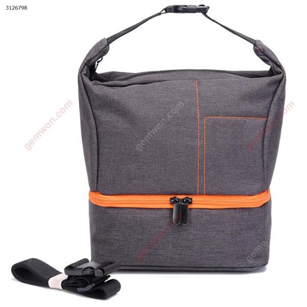 Photography package camera equipment storage bag shoulder diagonal SLR camera bag(Yellow) Outdoor backpack 7516