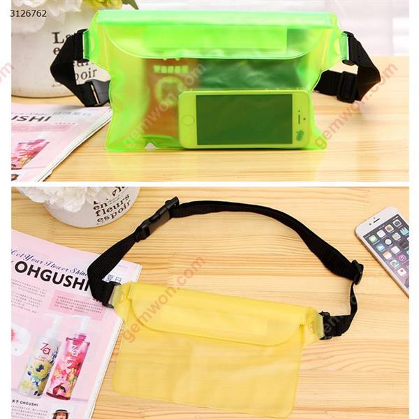 PVC waterproof pockets Outdoor swimming waterproof pockets Drifting special waterproof pockets Yellow Outdoor backpack n/a