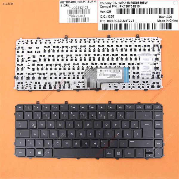 HP ENVY4-1000 BLACK FRAME BLACK WIN8 GR N/A Laptop Keyboard (OEM-B)