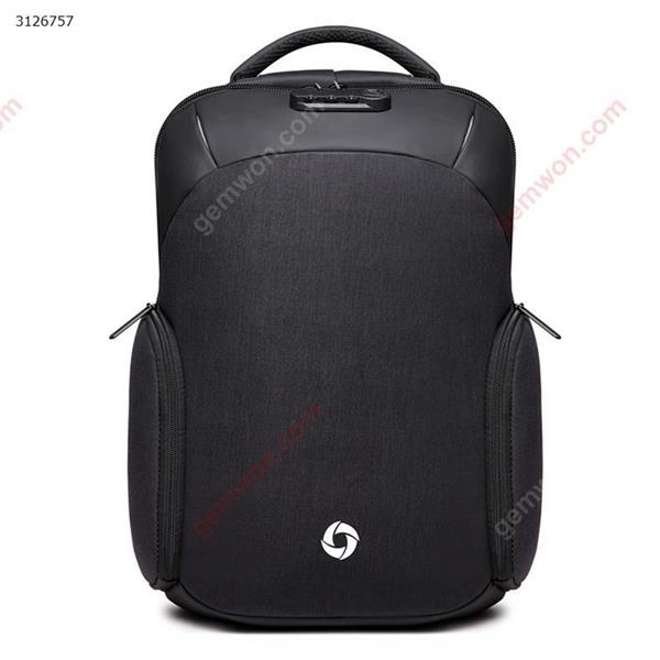 Waterproof backpack usb rechargeable backpack male creative casual anti-theft backpack (Black) Outdoor backpack 8936