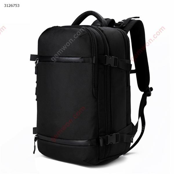 Backpack outdoor multi-function usb backpack male custom large capacity waterproof travel backpack(17 Inches Black) Outdoor backpack 8983