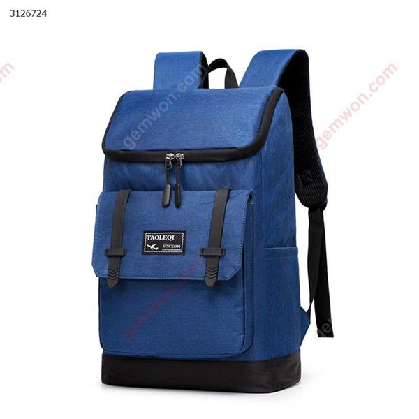 Men and women creative casual shoulders outdoor travel waterproof backpack backpack (Blue) Outdoor backpack T668