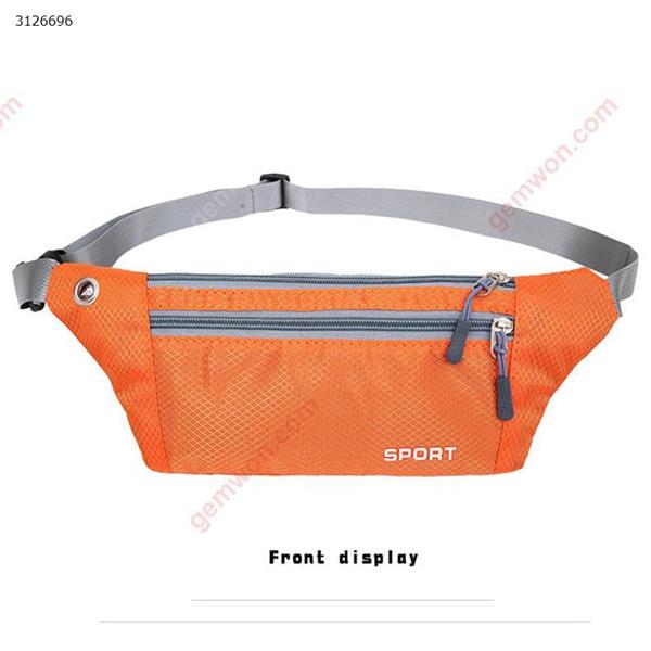 Outdoor sports pocket waterproof running fitness bag Orange Outdoor backpack n/a