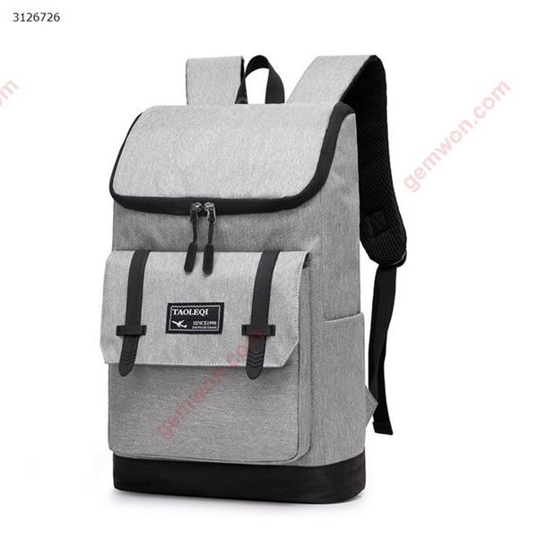 Men and women creative casual shoulders outdoor travel waterproof backpack backpack (Dark Gray) Outdoor backpack T668