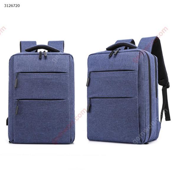 Computer bag business men and women shoulder bag nylon cloth casual handbag 15.6 notebook backpack Blue Outdoor backpack WYQ003