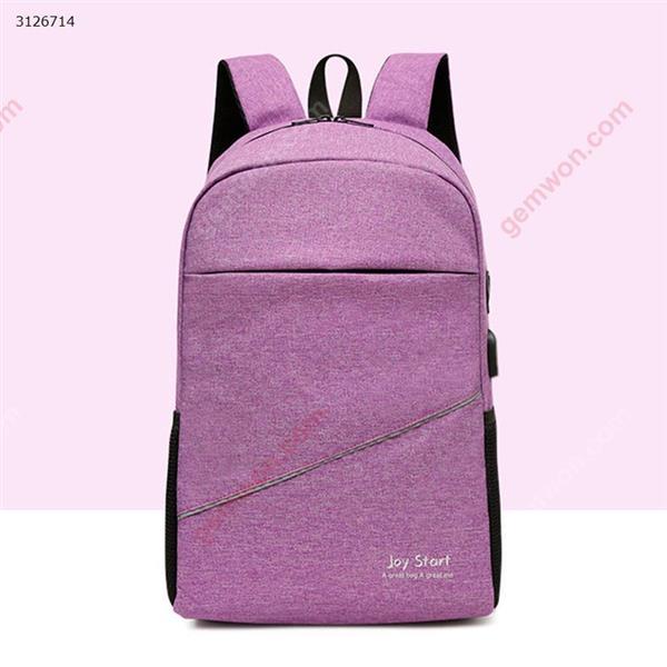 Men and women backpack bag computer bag outdoor travel multi-function large-capacity backpack Purple Outdoor backpack N/A