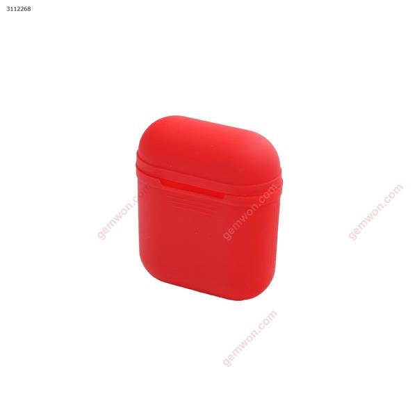 Protective Soft Silicone Case Cover For Apple AirPods red Case AIRPODS CASE