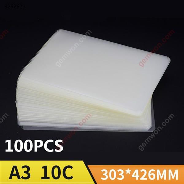 A3 Inch Laminating Pouches - 10C/100mic- Pack Of 100, 303*426mm Office Products N/A