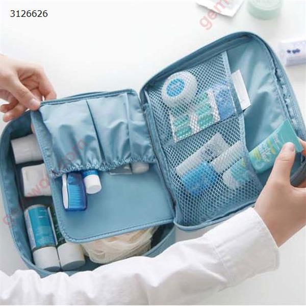 Large-capacity second-generation wash bag for travel Cosmetic bag Storage bag Multi-function travel storage bag Baby Blue Outdoor backpack HL-004