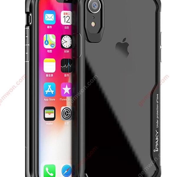 phonexs Mobile phone case transparent apple protective cover pc anti-fall r new one-piece shell，black Case phonexs Anti-drop transparent one-piece shell