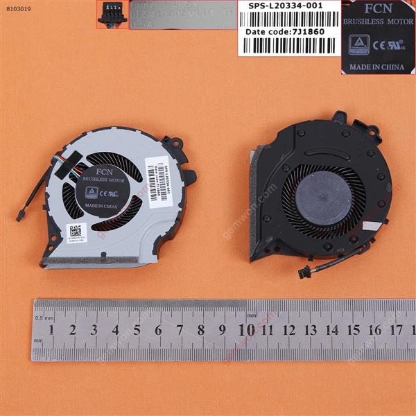 HP PAVILION 15-CX 15-CX0060TX TPN-C135 (For GPU fan,Left side,Original90%new ) Laptop Fan DFS481305MC0T
