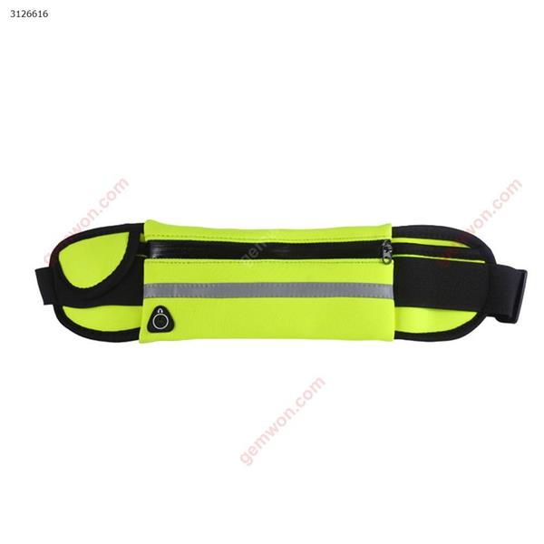 Outdoor sports pockets mobile phone running belt waterproof multi-function men and women Waist pack Breathable Yellow Outdoor backpack JA001-003