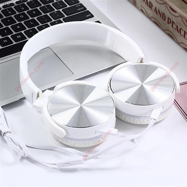 Wired headphones, suitable for all kinds of MP3/4, ipod, ipad, computer and other Android smart phones are compatible，white Headset XB-450
