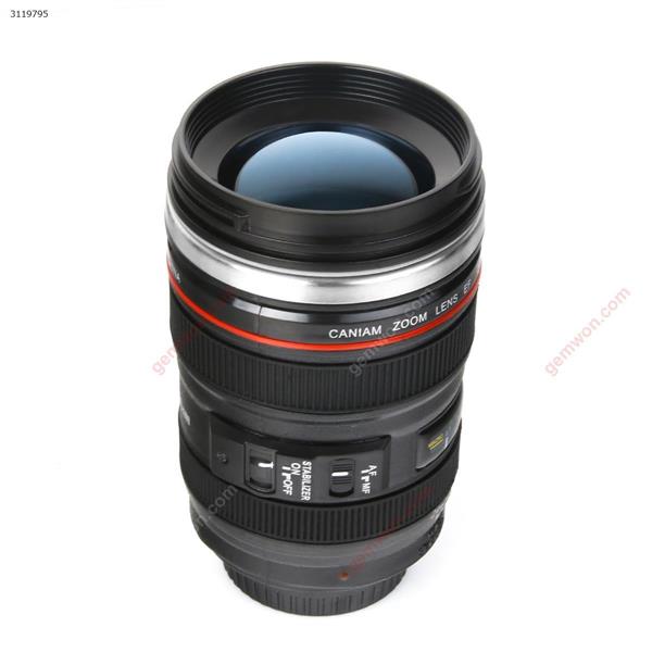 Creative personality water cup lens cup stainless steel，black Other 24-105 SIX GENERATIONS