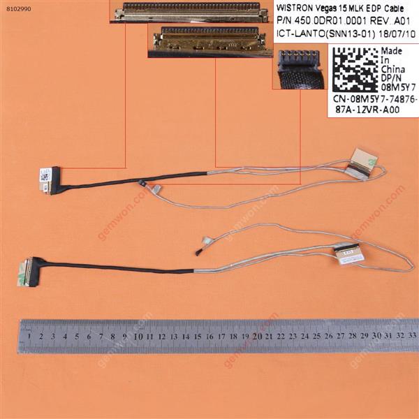 DELL Vostro 15 3576 3578 V3578 3573 3572 ,ORG LCD/LED Cable 08M5Y7 450.0DR01.0001    450.0DR01.0021