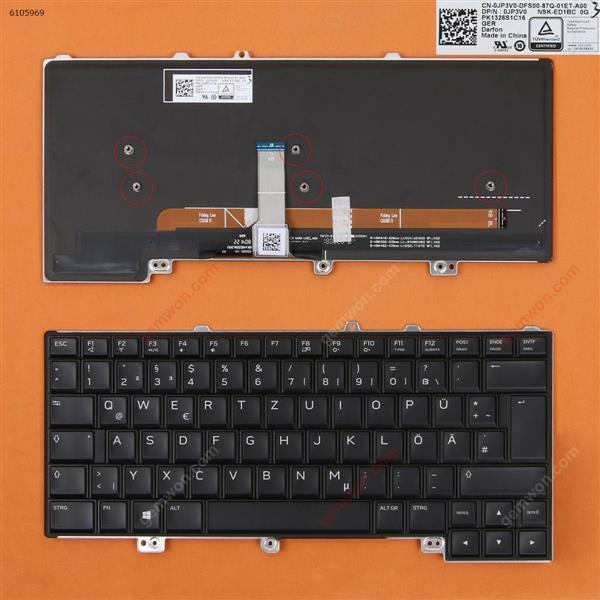 Dell Alienware 15 R3 BLACK (Full Colorful Backlit, Win8) GR N/A Laptop Keyboard (OEM-B)
