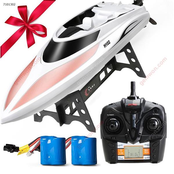 Remote Control Boats for Pools & Lakes - H102 Velocity Fast RC Boat for Adults & Kids with Self Righting Brushless Speed Boat Remote Control RC ROBOT H102