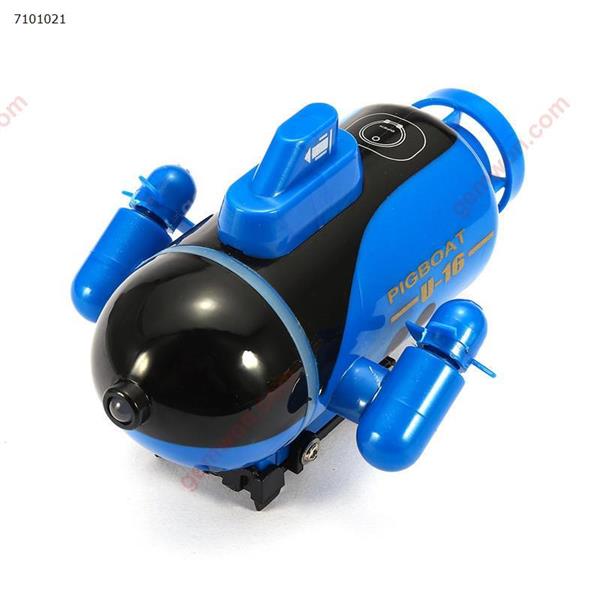 Mini Micro Radio Remote Control RC Sub Boat Racing Submarine Explorer Toys Gift - Blue RC ROBOT 777-219