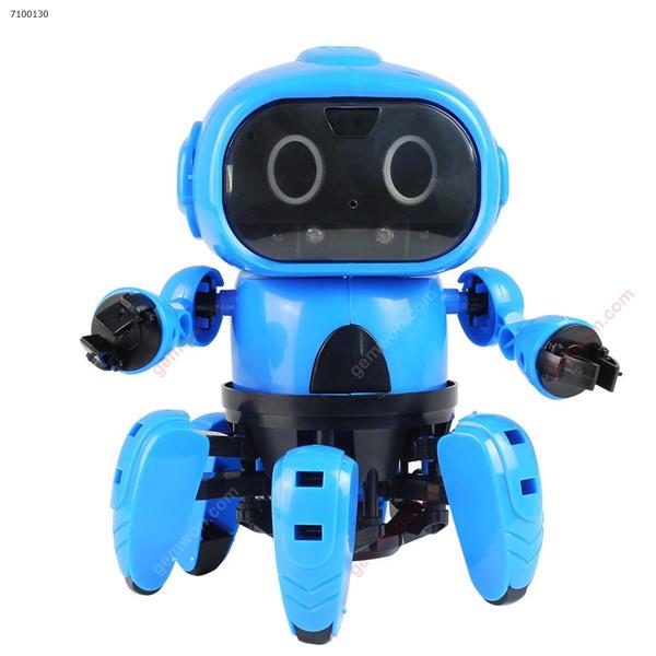 Robot Kits Take Apart Robots Gestural Sensing DIY Mechanical Assembly Robot Building Set for Boys, Girls, Kids, Children(blue) Robot 963