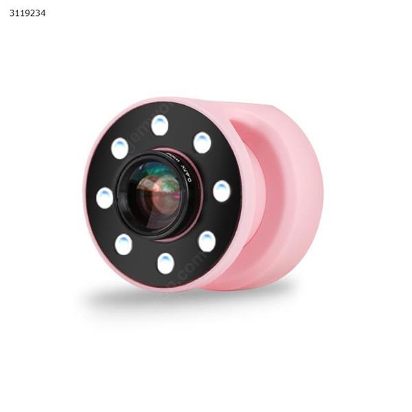 Three generations of fill light，Macro wide-angle mobile phone lens airbag USB charging，LED self-timer lamp，pink Selfie LED Light Three generations of fill light